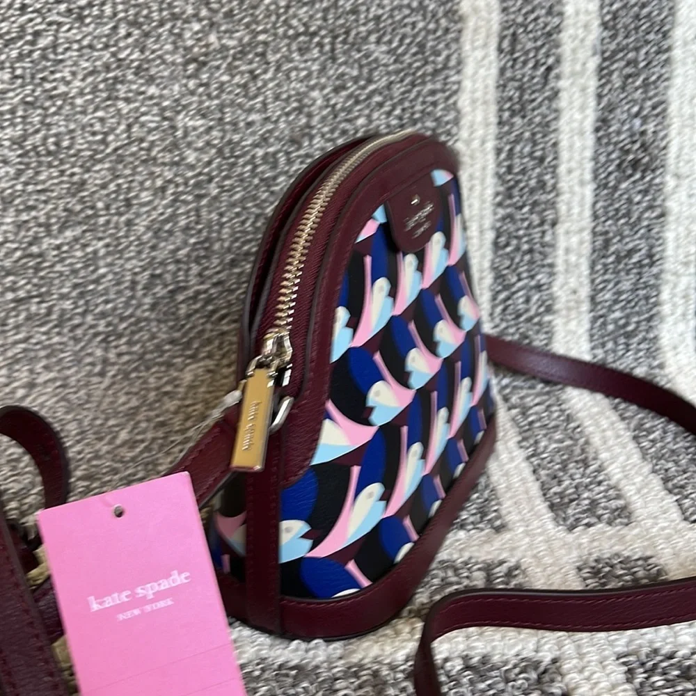 Kate Spade Sylvia Geo Birds Dome Crossbody Multi